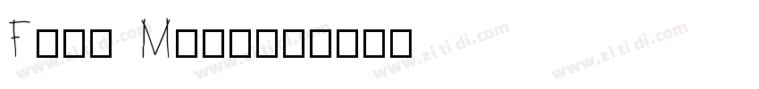Finn Medium字体转换